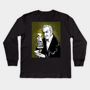 Vincent Price Green Kids Long Sleeve T-Shirt